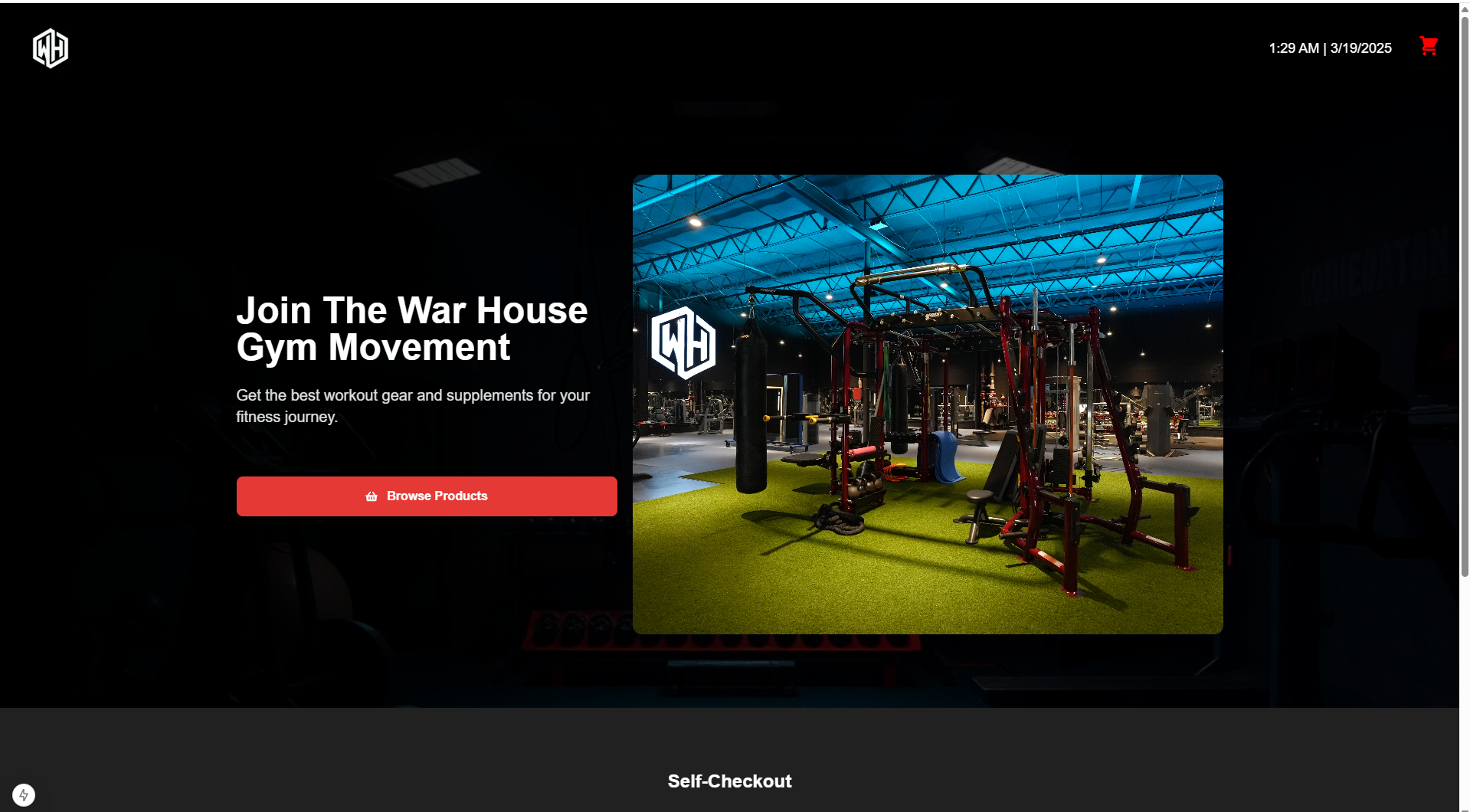War House Gyms - Self Checkout kiosk system cover image